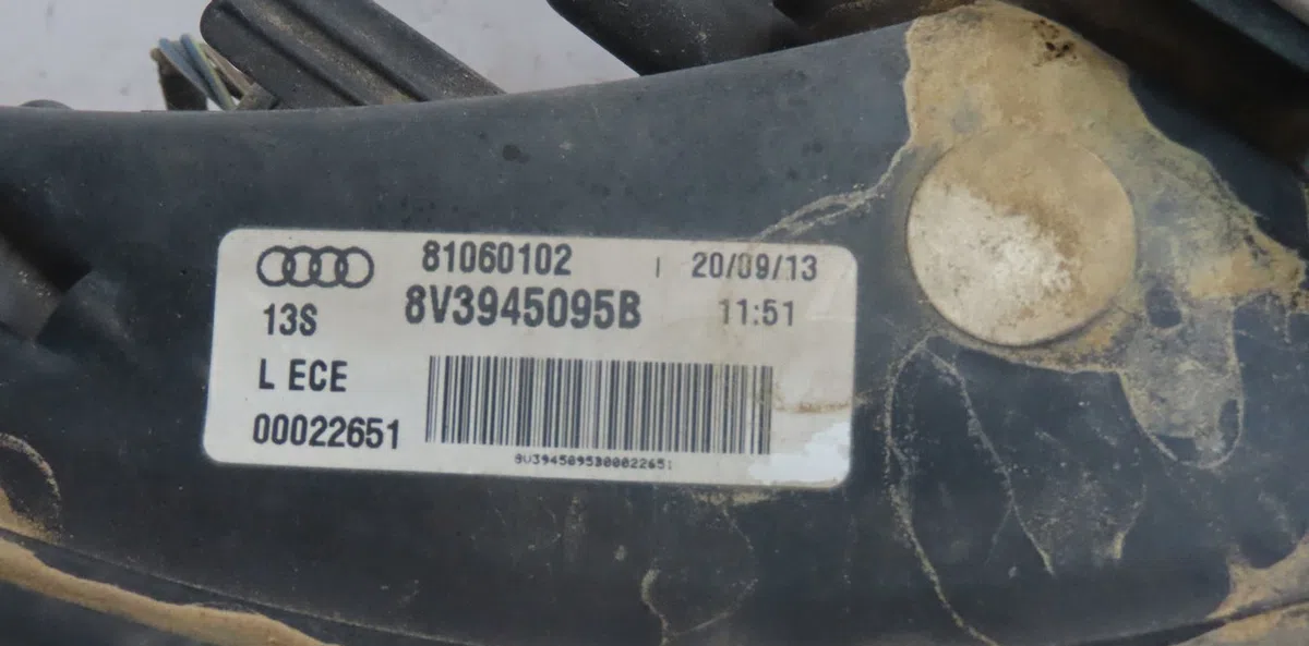 Feu arrière gauche Audi A3 (8V1, 8VK) S3 quattro (2013-2014) occasion