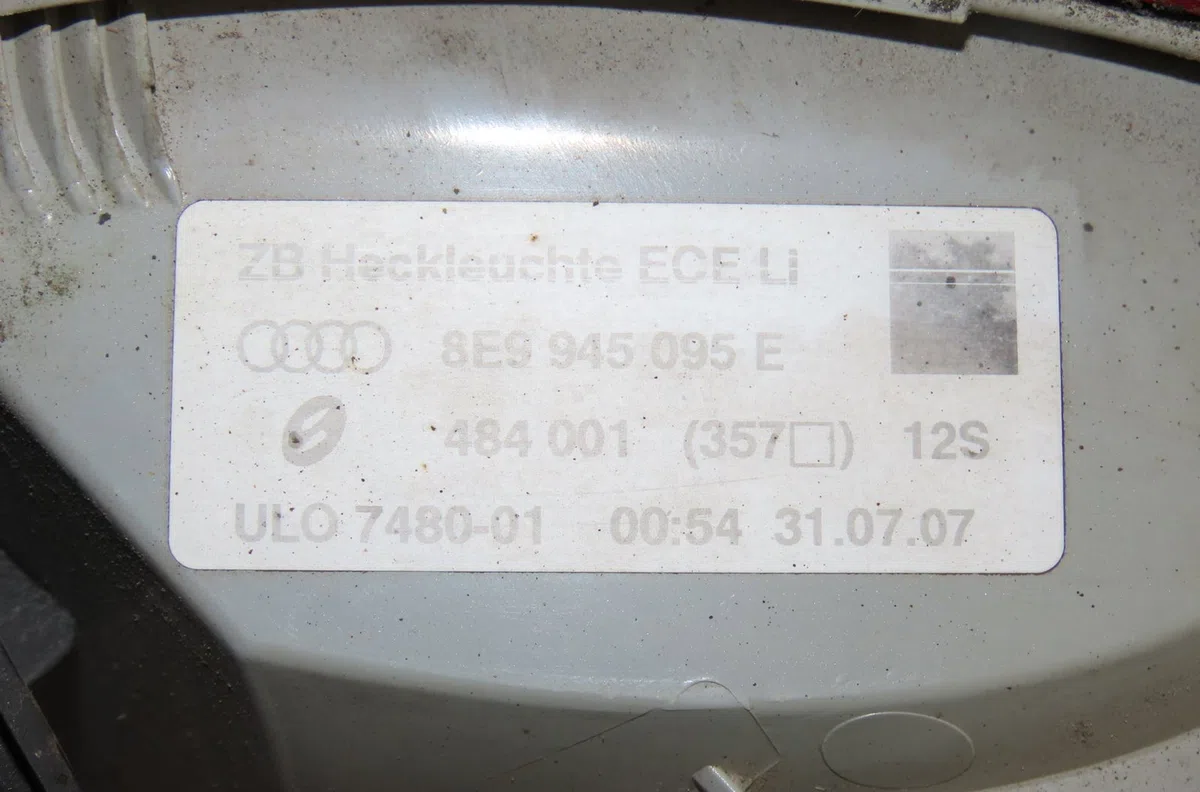 Feu arrière gauche Audi A4 B7 Avant (8ED) 2.7 tdi (2006-2008) occasion