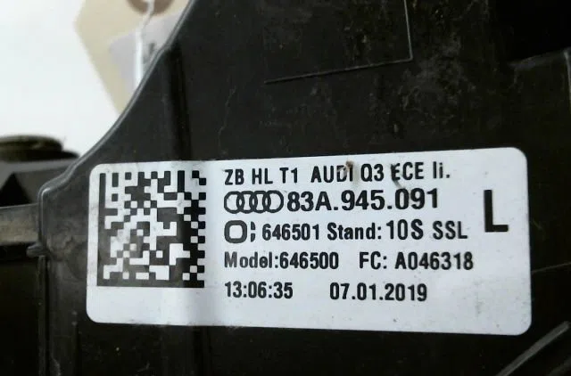Feu arrière gauche Audi Q3 (F3B) 35 tdi (2018) occasion