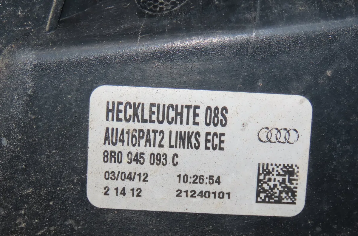 Feu arrière gauche Audi Q5 (8RB) Sq5 tdi quattro (2012-2015) occasion
