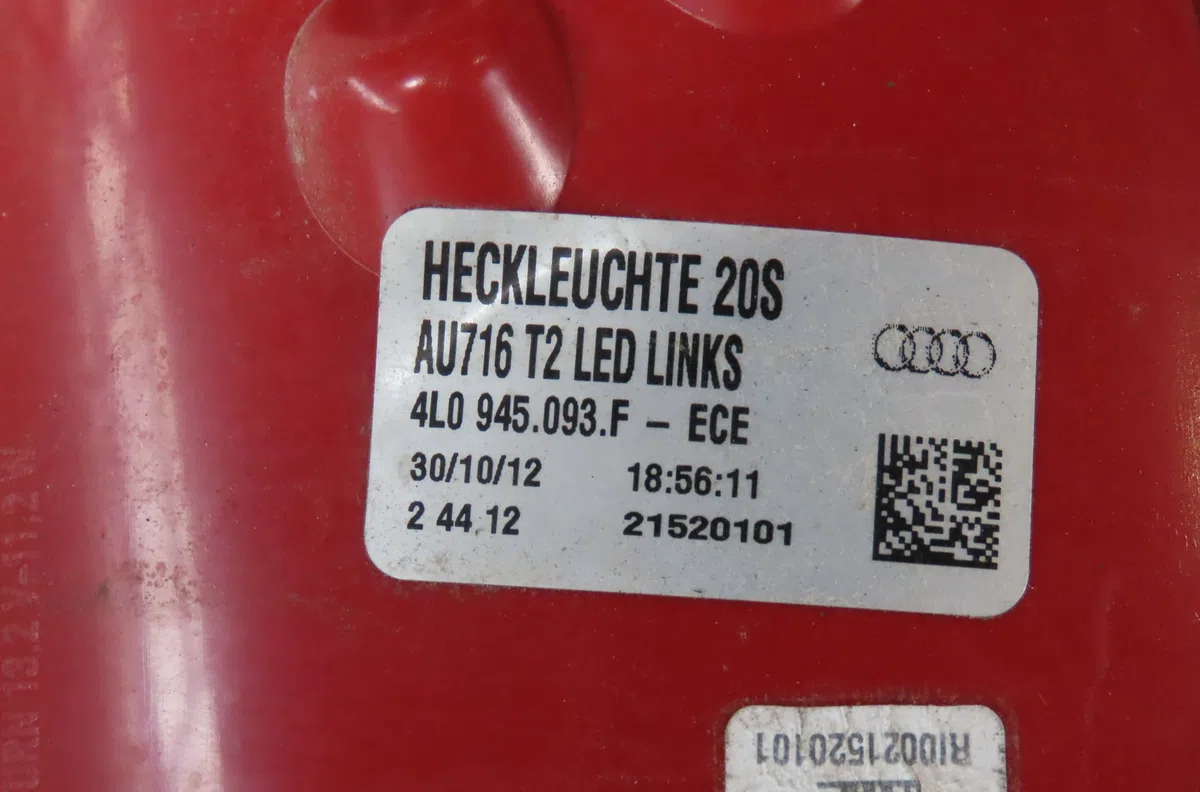 Feu arrière gauche Audi Q7 (4LB) 3.0 tdi quattro (2006-2008) occasion