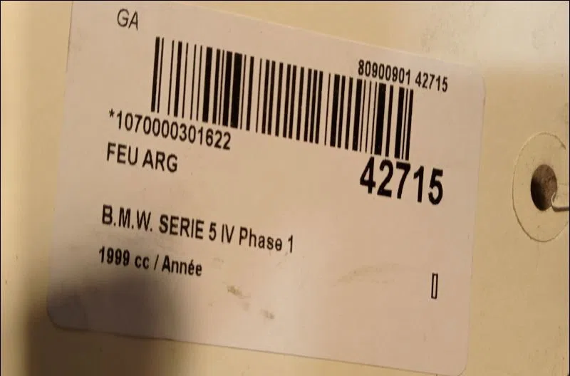 Feu arrière gauche Bmw 5 (E39) 530 d (1998-2000) occasion