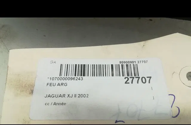Feu arrière gauche JAGUAR XJ II 2002 occasion