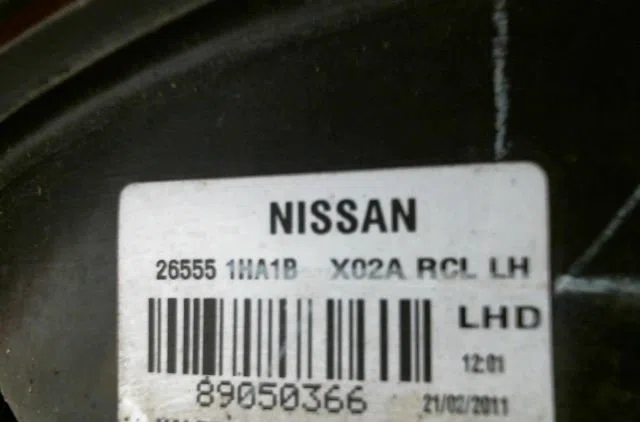 Feu arrière gauche Nissan MICRA IV (K13K) 1.2 (2010-2015) occasion