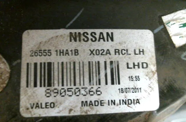 Feu arrière gauche Nissan MICRA IV (K13K) 1.2 dig-s (2011-2015) occasion