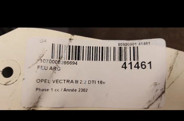 Feu arrière gauche Opel VECTRA C (Z02) 2.2 dti 16v (f69) (2002-2004) occasion