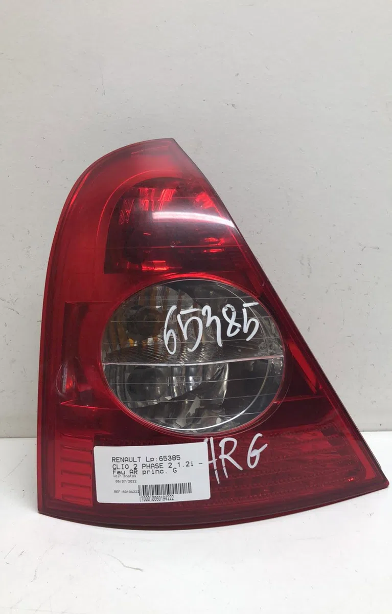 Feu arrière gauche Renault CLIO II (BB_, CB_) 1.2 (bb0a, bb0f, bb10, bb1k, bb28, bb2d, bb2h, cb0a,... (1998-2010) 5 port