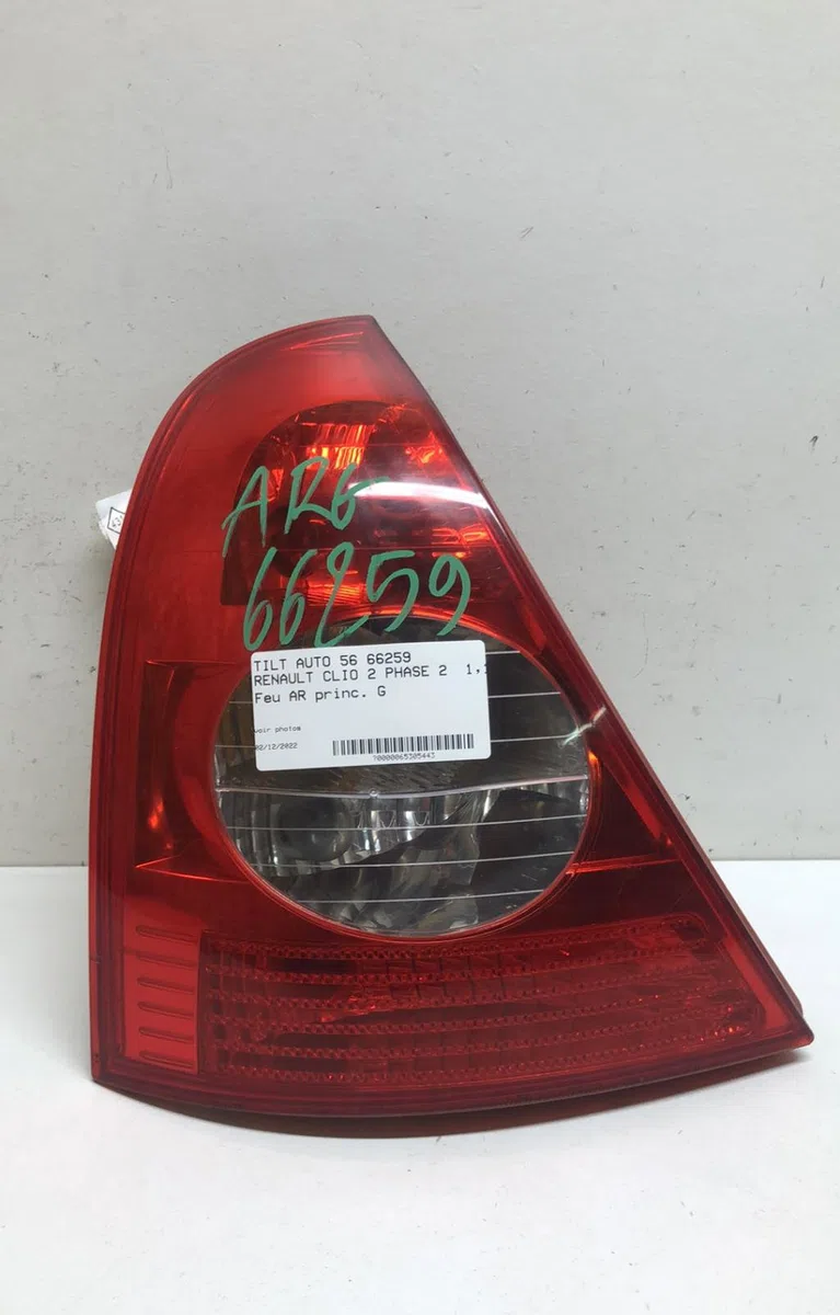 Feu arrière gauche Renault CLIO II (BB_, CB_) 1.2 (bb0a, bb0f, bb10, bb1k, bb28, bb2d, bb2h, cb0a,... (1998-2010) 5 port