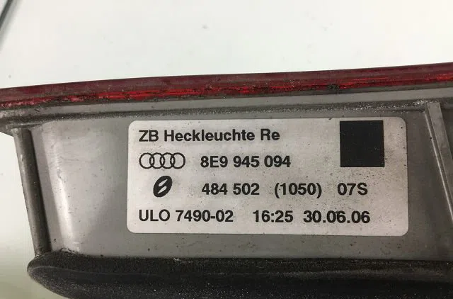 Feu arrière intérieur droit Audi A4 B7 Avant (8ED) 1.9 tdi (2004-2008) occasion