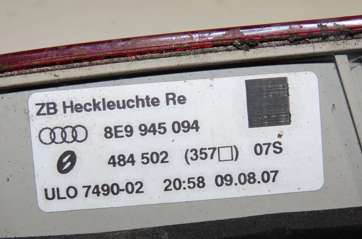 Feu arrière intérieur droit Audi A4 B7 Avant (8ED) 2.7 tdi (2006-2008) occasion