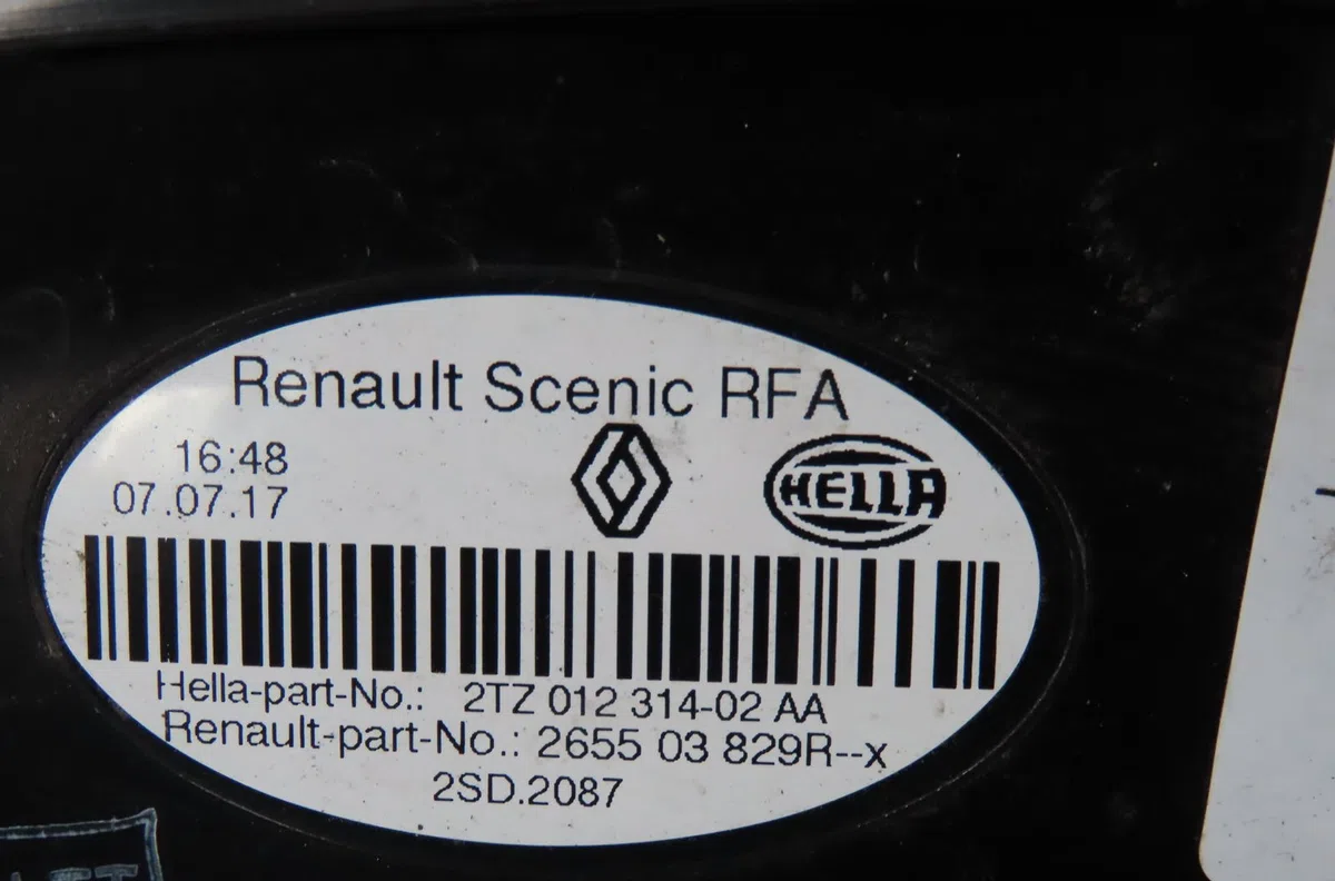 Feu arrière intérieur droit Renault GRAND SCÉNIC IV (R9_) 1.5 dci 110 (2016) occasion