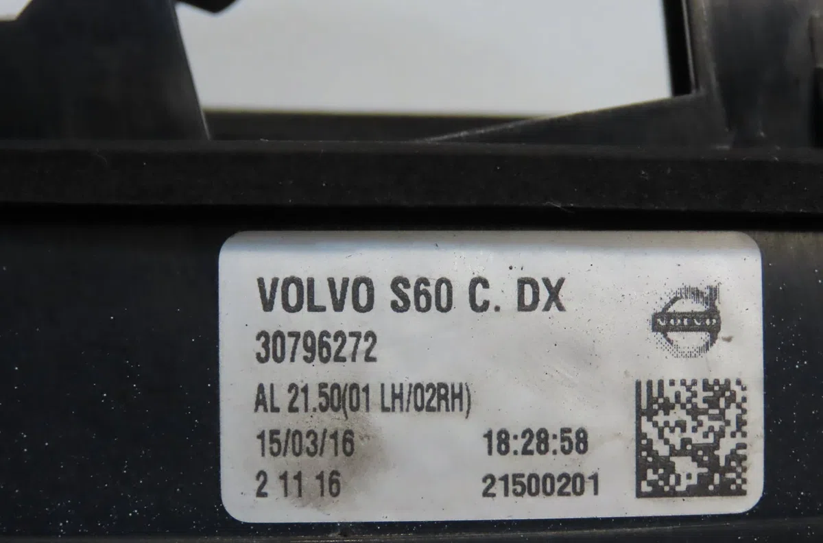 Feu arrière intérieur droit Volvo S60 II (134) D3 (2010-2014) occasion