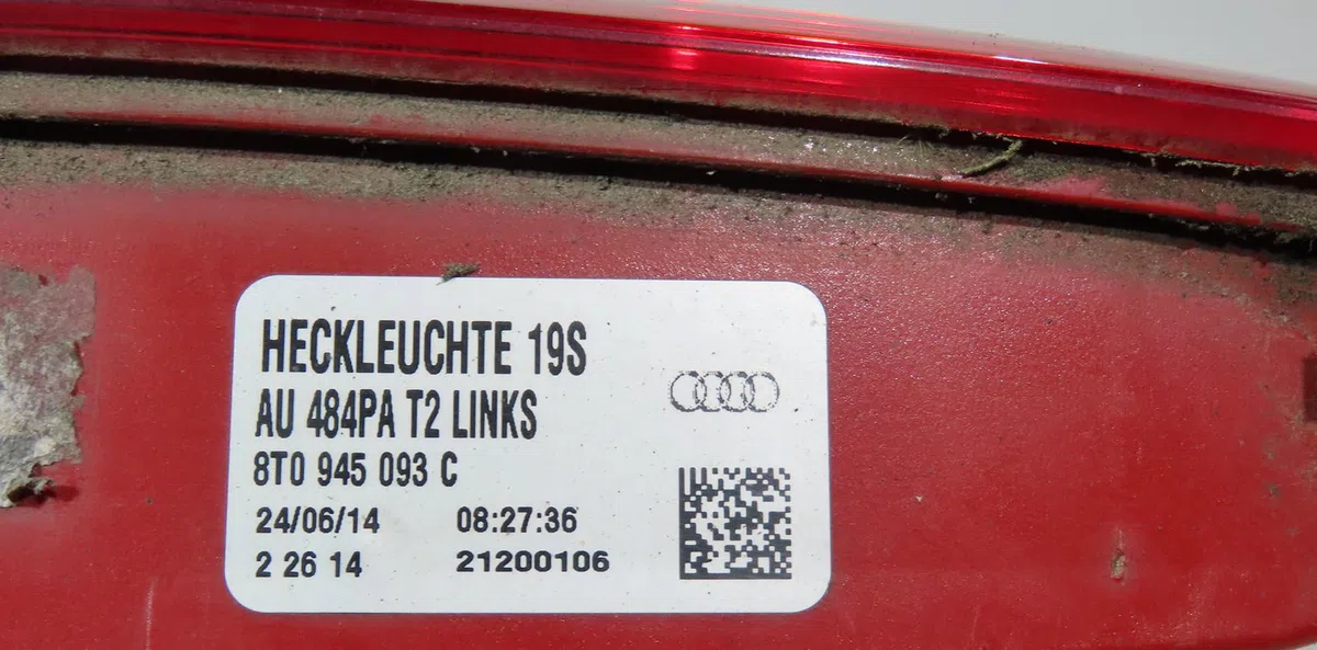 Feu arrière interieur gauche Audi A5 Décapotable (8F7) 2.0 tdi (2009-2012) occasion
