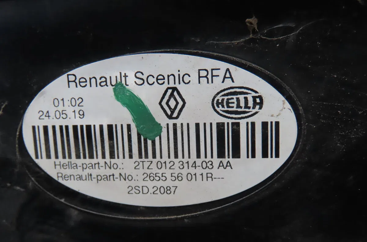 Feu arrière interieur gauche Renault SCÉNIC IV (J9_) 1.7 blue dci 120 (j9a7, j9a8) (2018) occasion