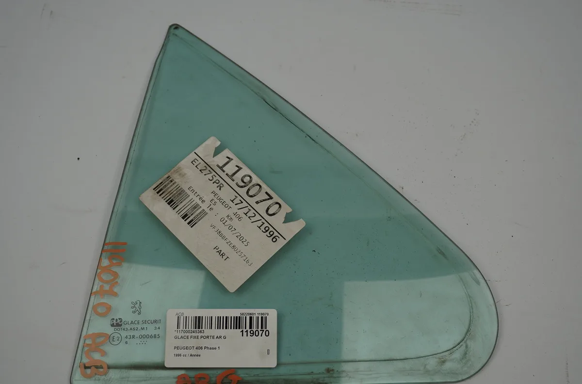 Glace fixe porte ar g Peugeot 406 (8B) 1.6 (1995-2004) occasion