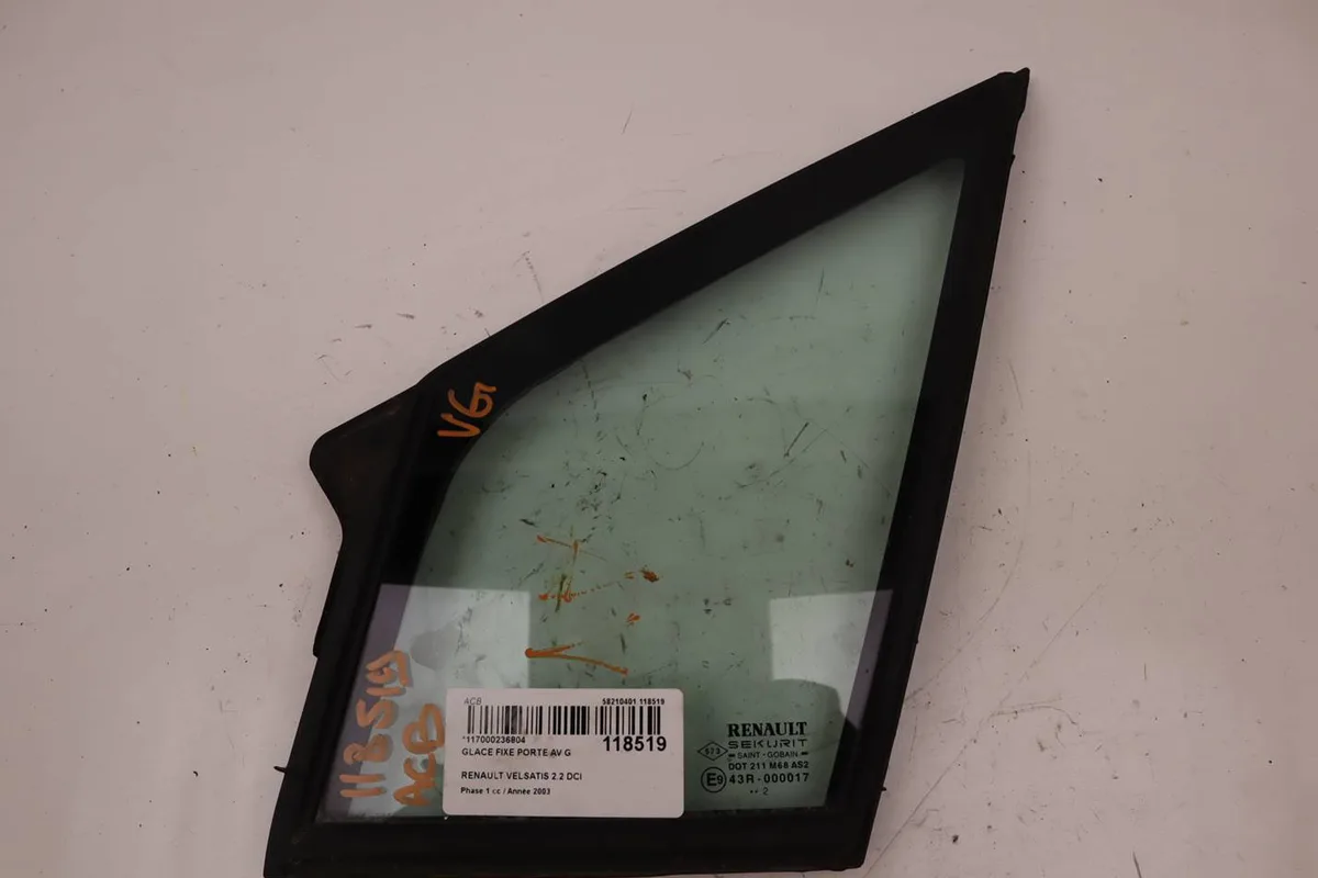 Glace fixe porte av g Renault VEL SATIS (BJ0_) 2.2 dci (bj0e, bj0f) (2002-2009) 5 portes occasion