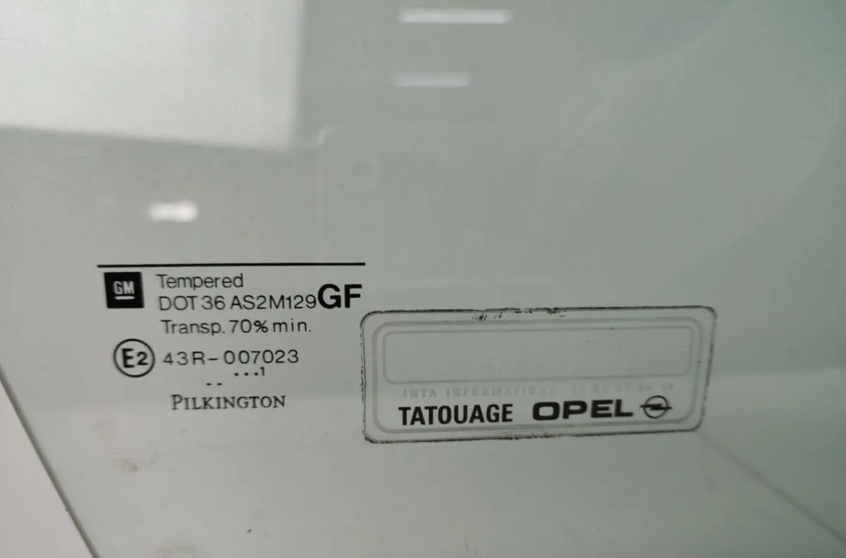 Glace porte av d OPEL ASTRA G occasion