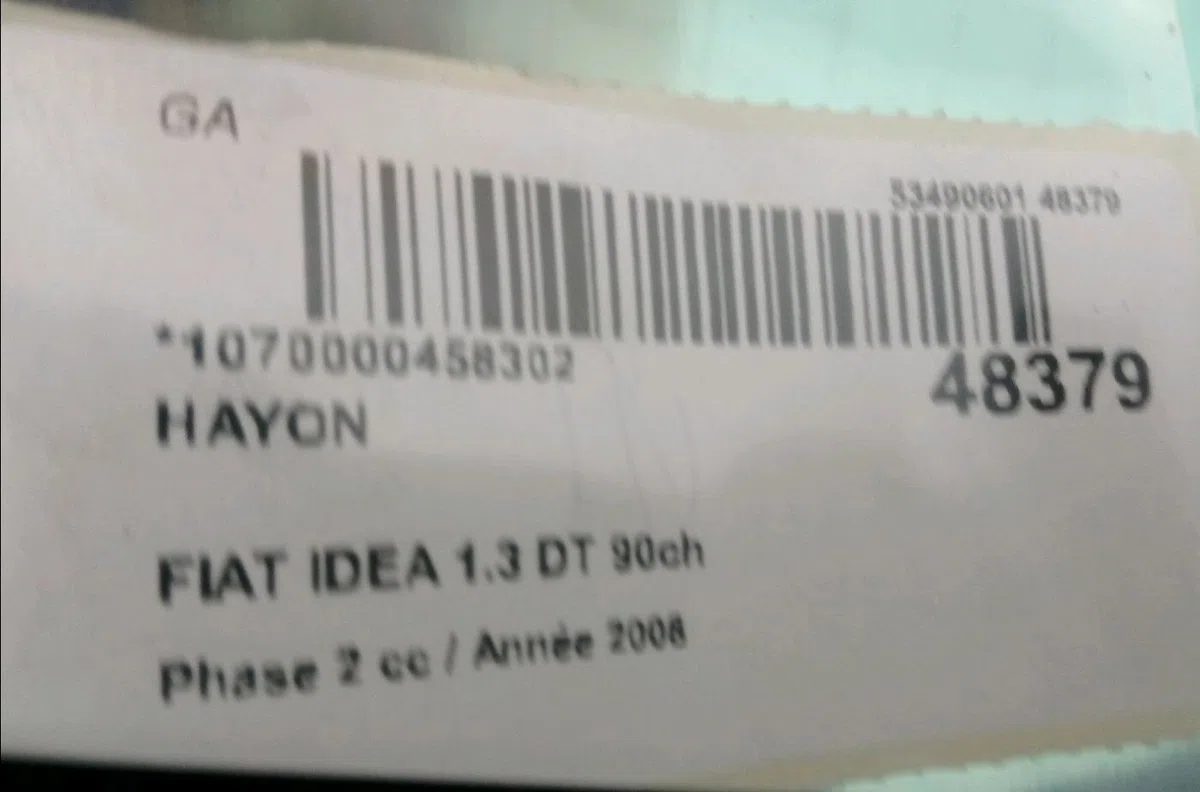 Hayon Fiat IDEA (350_) 1.3 d multijet (2004) occasion