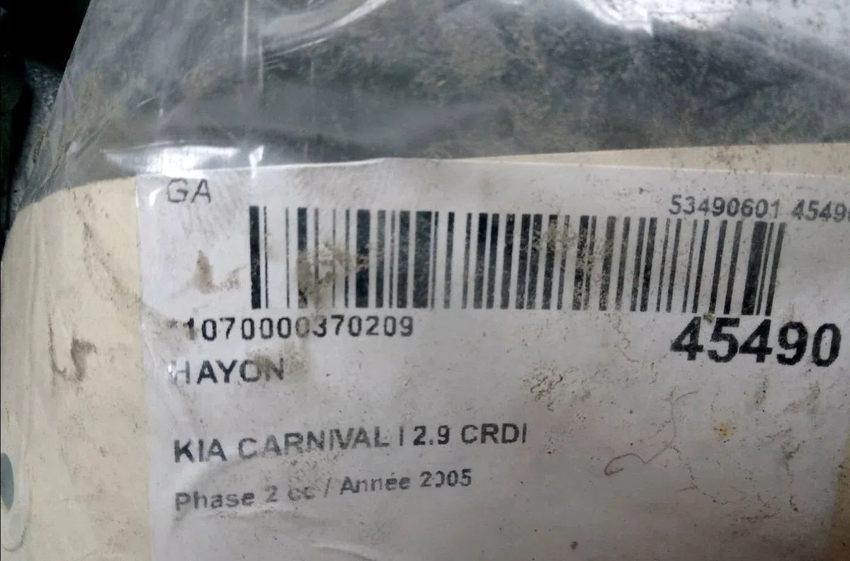 Hayon Kia CARNIVAL II (GQ) 2.9 crdi (2001-2006) occasion