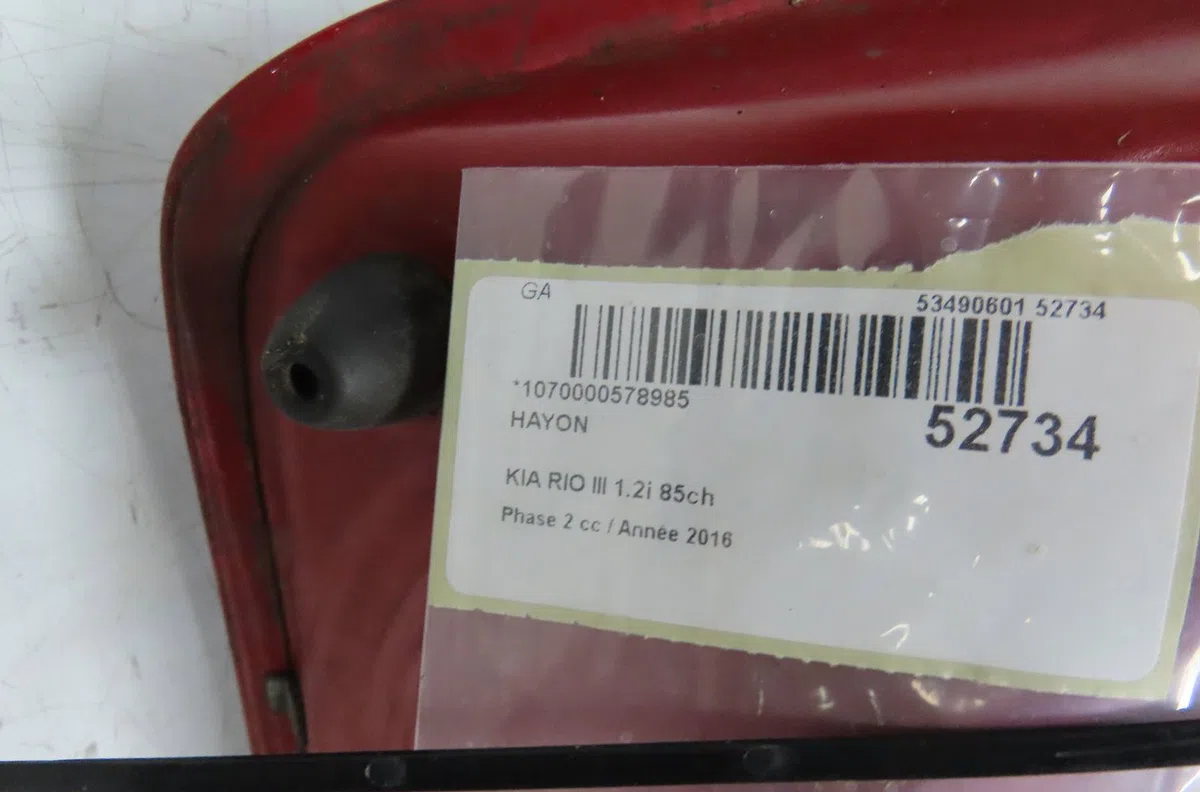 Hayon Kia RIO III (UB) 1.2 cvvt (2014-2017) occasion