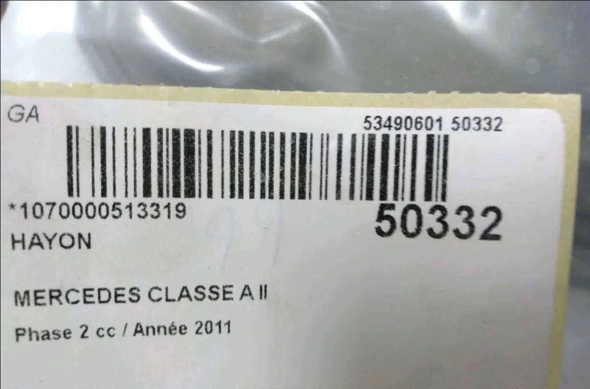 Hayon Mercedes-benz CLASSE A (W169) A 180 cdi (169.007, 169.307) (2004-2012) 5 portes occasion