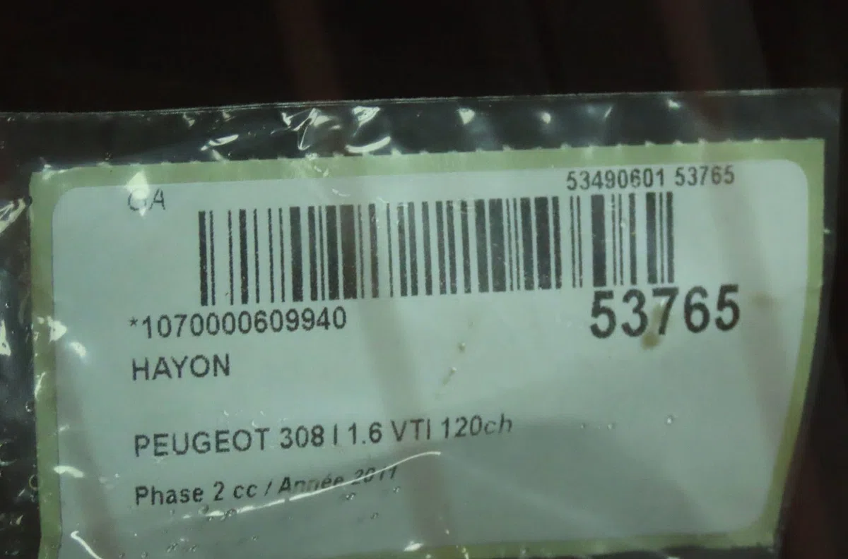 Hayon Peugeot 308 SW I (4E_, 4H_) 1.6 16v (2007-2014) occasion