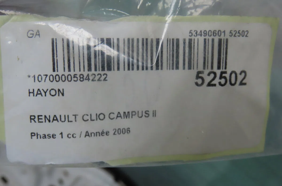 Hayon Renault CLIO III (BR0-1, CR0-1) 1.5 dci (c-br0g, c-br1g) (2005-2012) 5 portes occasion