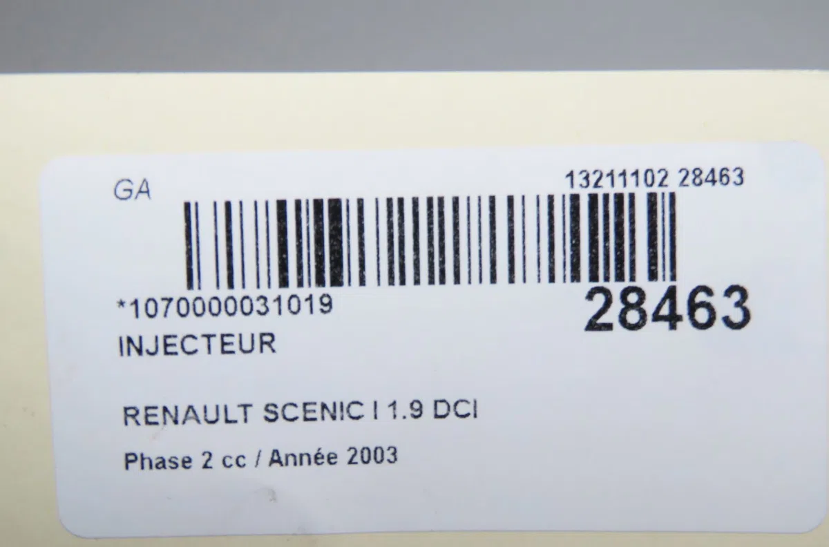 Injecteur RENAULT SCENIC I 2003 occasion