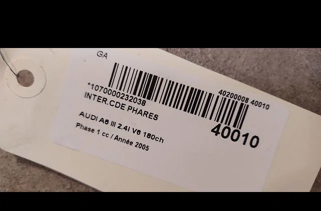 Interrupteur commande de phares Audi A6 C6 (4F2) 2.4 (2004-2008) occasion