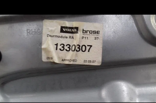 Mecanisme leve-glace arrière droit Volvo S40 II (544) 1.6 d (2005-2012) occasion