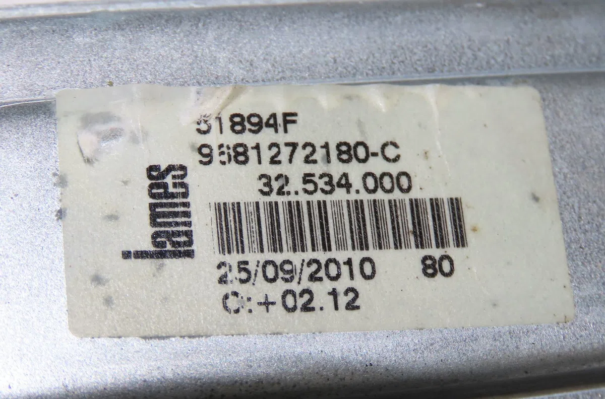 Mecanisme leve-glace arrière gauche Citroen C3 PICASSO (SH_) 1.6 hdi 90 (2010) 5 portes occasion