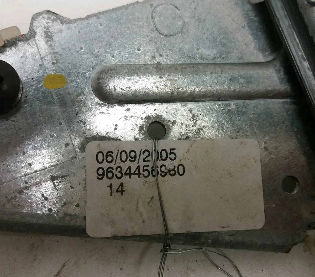Mécanisme lève-glace avant droit Peugeot 307 (3A-C) 1.6 hdi 110 (2004-2009) 5 portes occasion