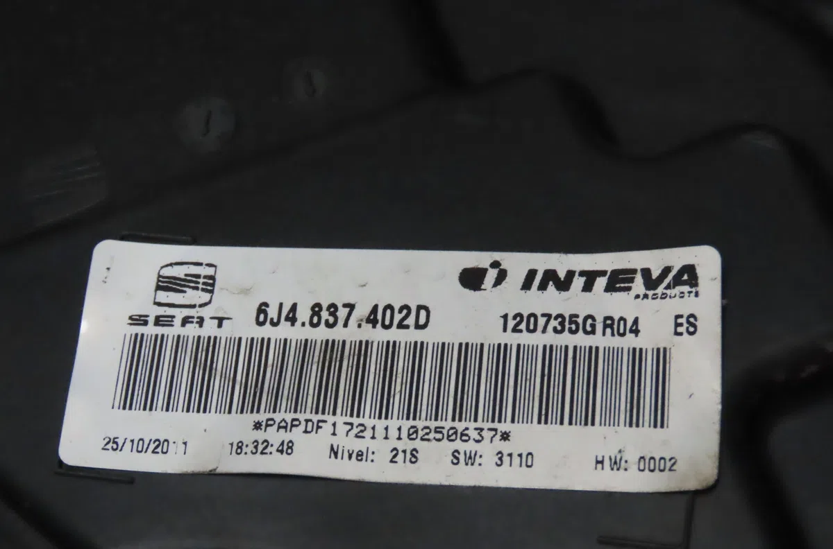 Mécanisme lève-glace avant droit Seat IBIZA IV (6J5, 6P1) 1.2 tdi (2010-2015) occasion