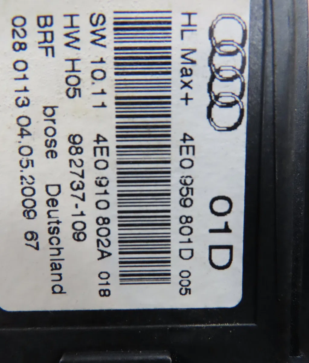 Mecanisme+moteur leve-glace arg AUDI S8 2010 occasion