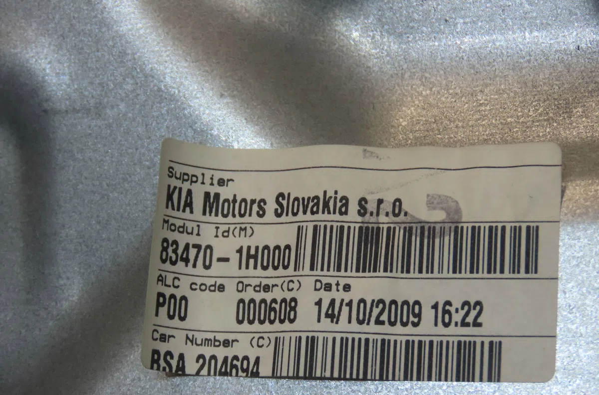 Mecanisme+moteur leve-glace arg KIA CEE-D 2010 occasion