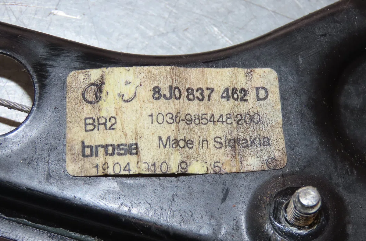 Mecanisme  moteur lève-glace avant droit Audi TT (8J3) 2.0 tfsi quattro (2010-2014) occasion