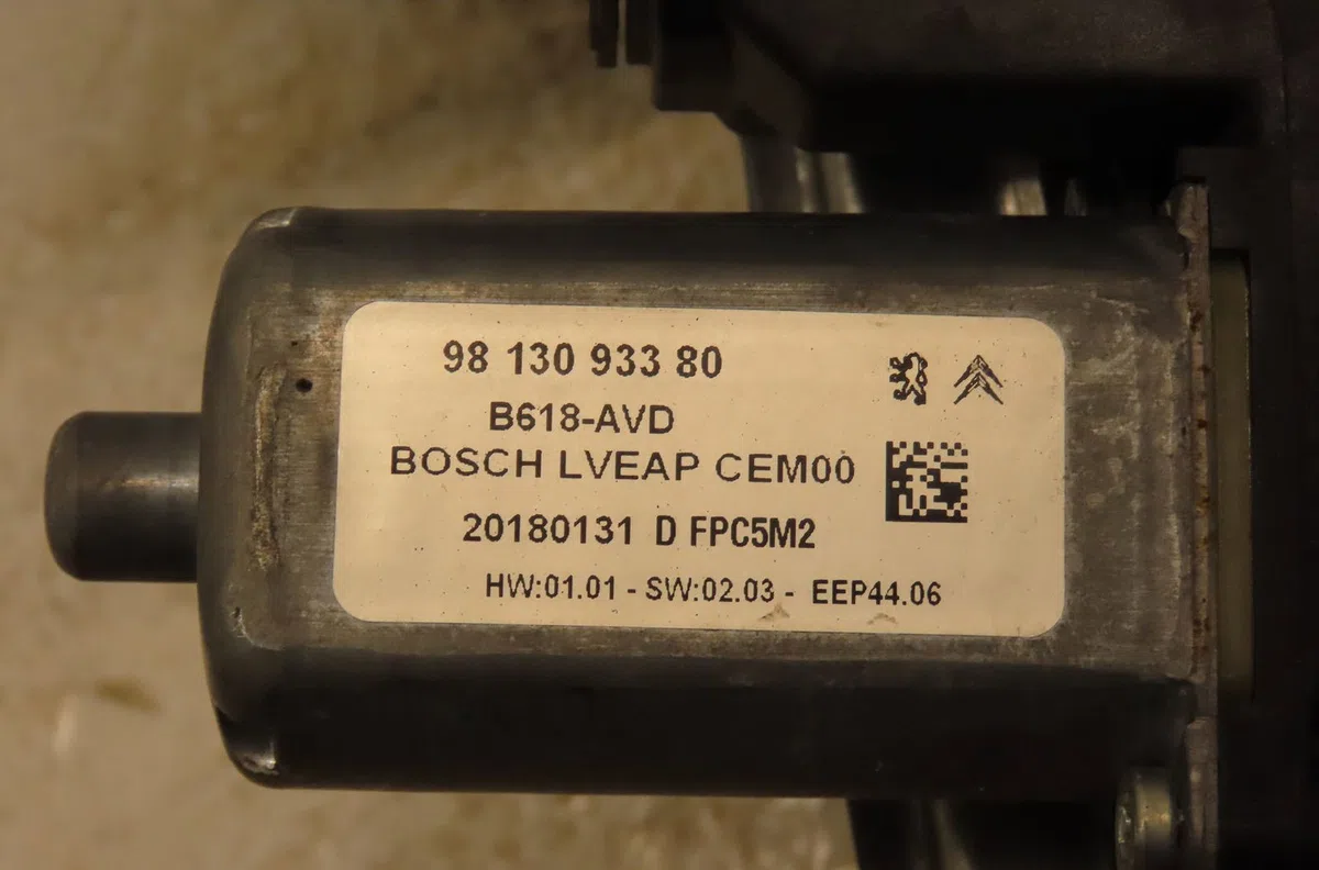 Mecanisme  moteur lève-glace avant droit Citroen C3 III (SX) 1.6 bluehdi 75 (2016) occasion
