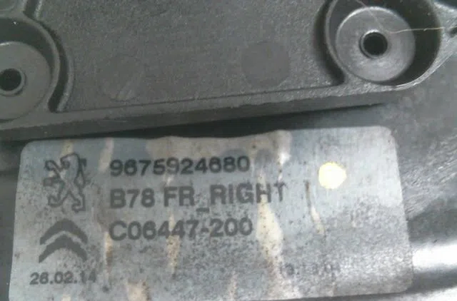 Mecanisme  moteur lève-glace avant droit Citroën C4 GRAND PICASSO II (DA_, DE_) 1.6 hdi - bluehdi 115 (2013) occasion