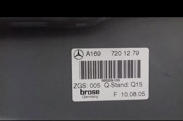 Mecanisme  moteur lève-glace avant droit Mercedes-benz CLASSE A (W169) A 200 cdi (169.008, 169.308) (2004-2012) 5 portes