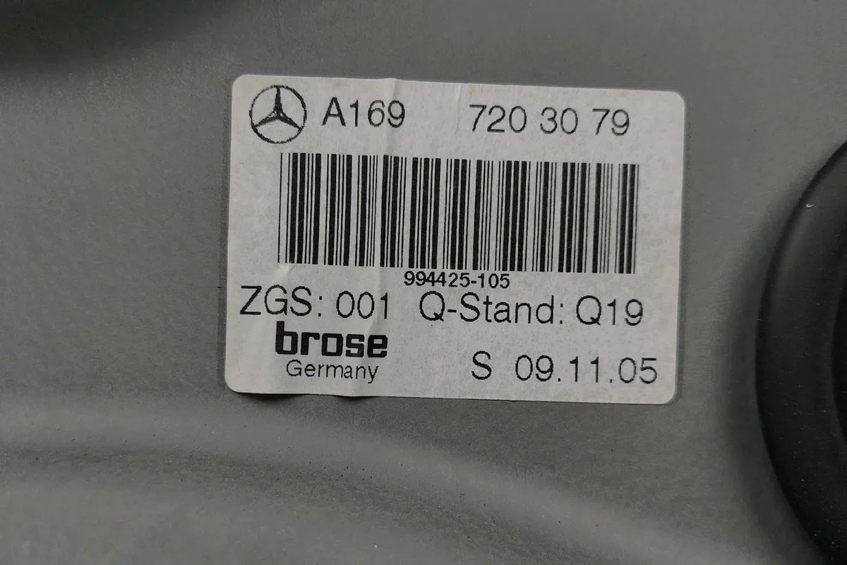 Mecanisme  moteur lève-glace avant droit Mercedes-benz CLASSE B Sports Tourer (W245) B 200 cdi (245.208) (2005-2011) occ