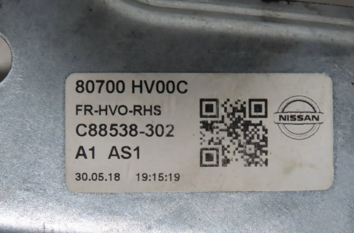Mecanisme  moteur lève-glace avant droit Nissan QASHQAI II SUV (J11, J11_) 1.2 dig-t (2013) occasion
