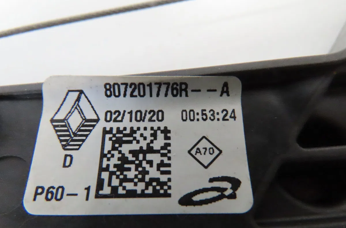 Mecanisme  moteur lève-glace avant droit Renault CLIO V (B7_) 1.6 e-tech 140 (b7mu) (2020) occasion