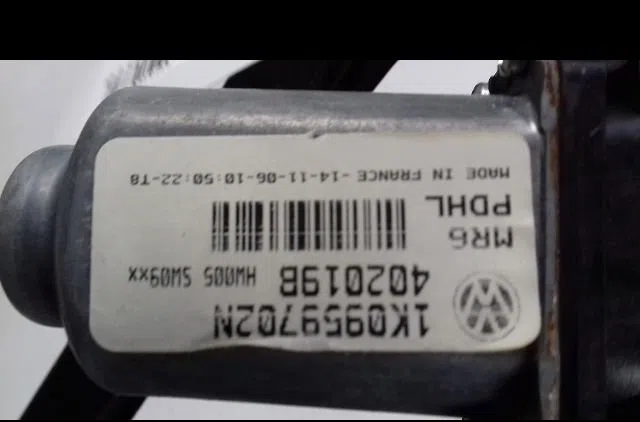 Mecanisme  moteur lève-glace avant droit Volkswagen GOLF V (1K1) 2.0 tdi 16v (2003-2008) occasion