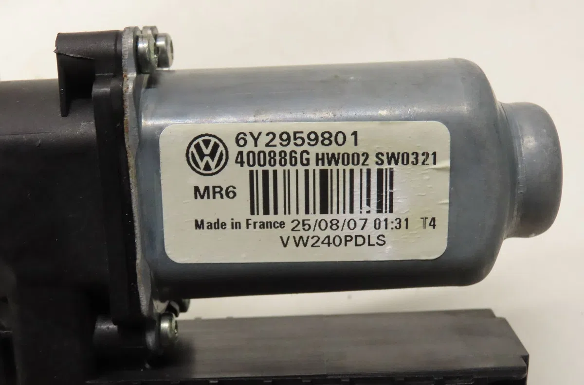 Mecanisme  moteur lève-glace avant droit Volkswagen POLO (9N_, 9A_) 1.4 16v (2001-2008) occasion