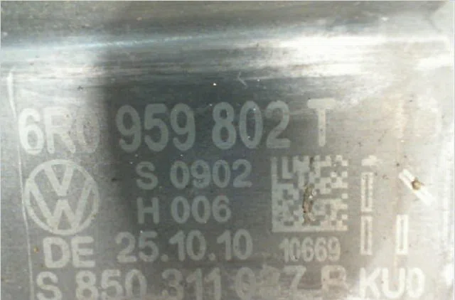 Mecanisme  moteur lève-glace avant droit Volkswagen POLO V (6R1, 6C1) 1.2 (2009) occasion
