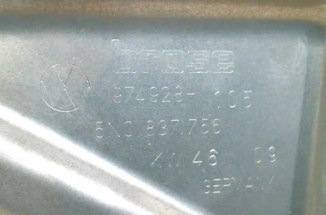 Mecanisme  moteur lève-glace avant droit Volkswagen TIGUAN (5N_) 2.0 tdi (2008-2018) 5 portes occasion