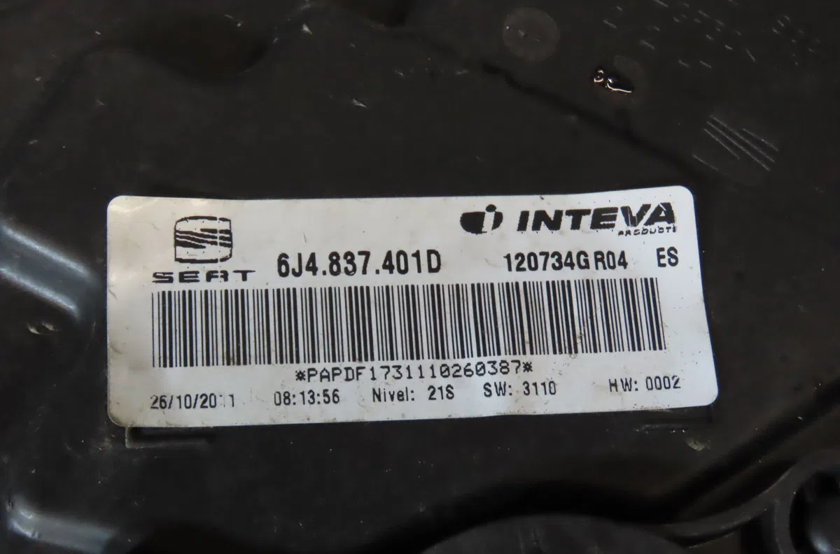Mecanisme+moteur leve-glace avg SEAT IBIZA 2011 occasion