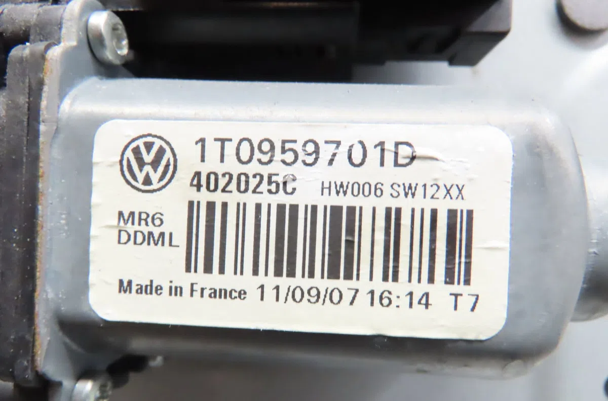 Mecanisme+moteur leve-glace avg VOLKSWAGEN CADDY 2007 occasion