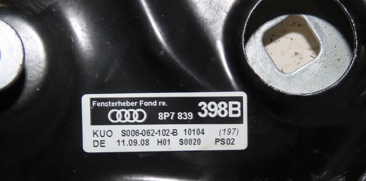 Mécanismemoteur lève glace aile ard Audi A3 Décapotable (8P7) 2.0 tdi (2008-2013) occasion
