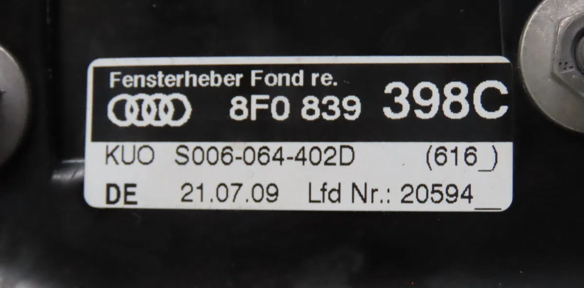 Mécanismemoteur lève glace aile ard Audi A5 Décapotable (8F7) 2.0 tfsi quattro (2009-2017) occasion